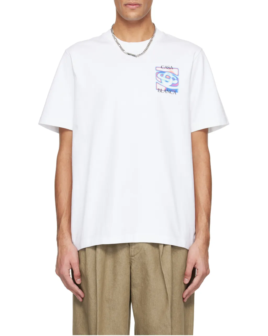 Casablanca Logo Print T-Shirt