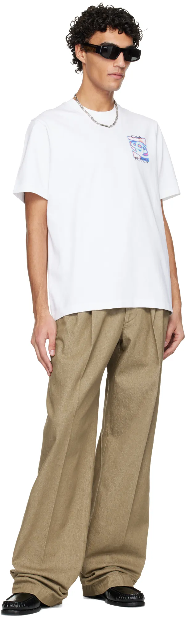 Casablanca Logo Print T-Shirt