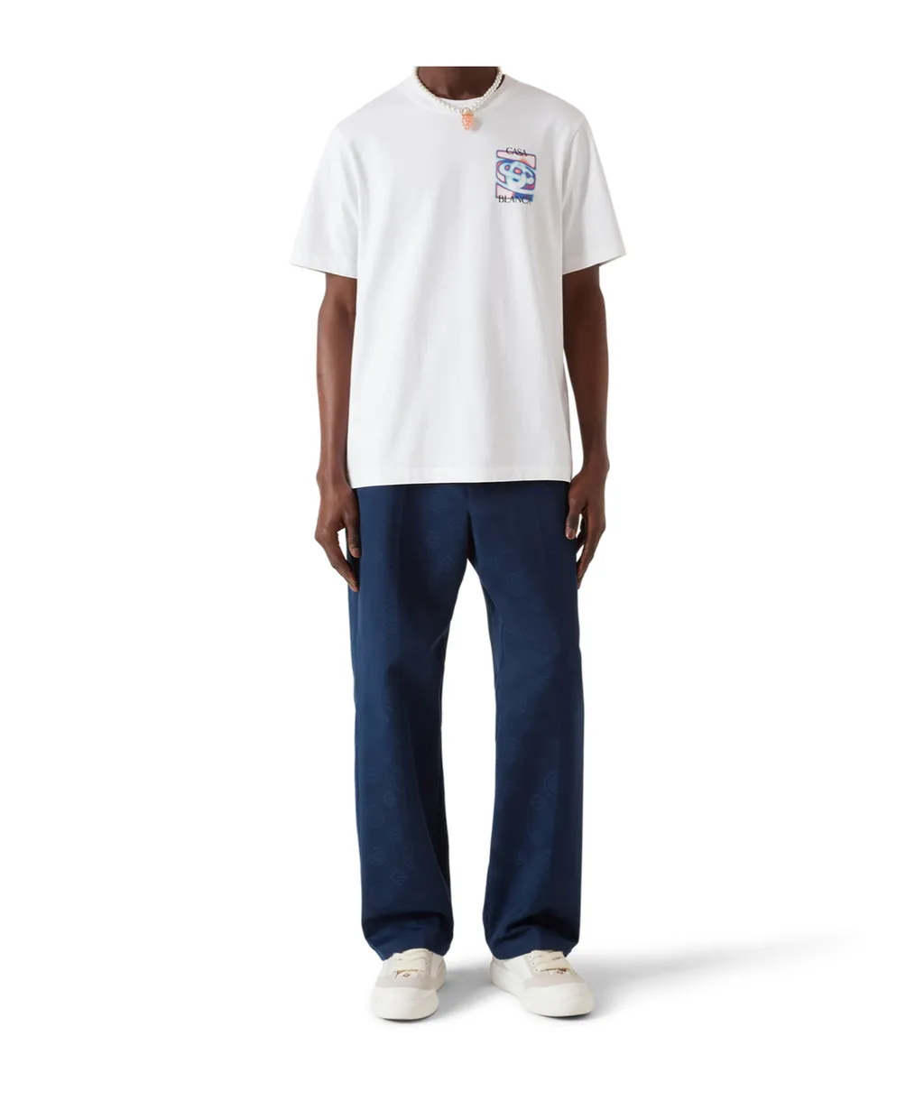Casablanca Logo Print T-Shirt