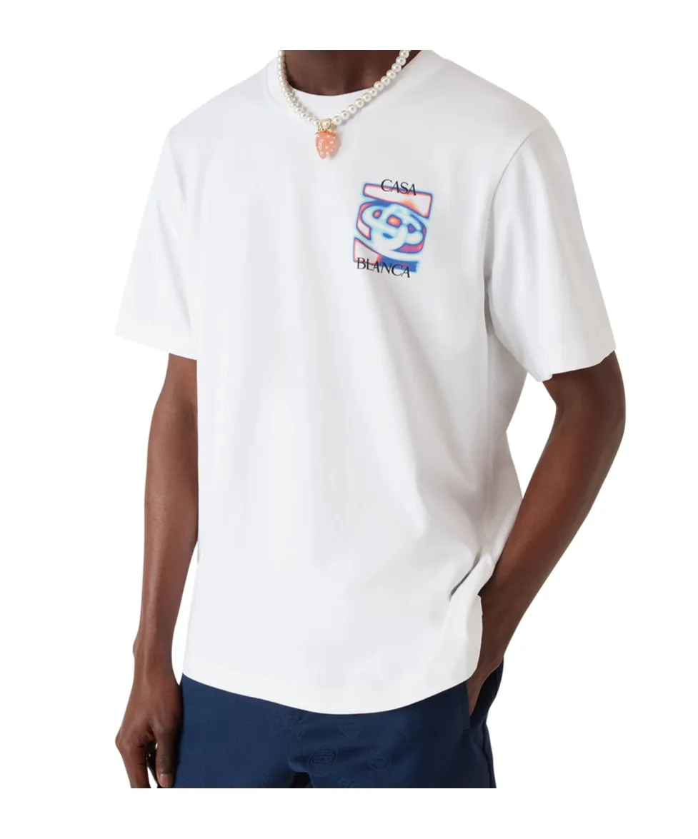 Casablanca Logo Print T-Shirt