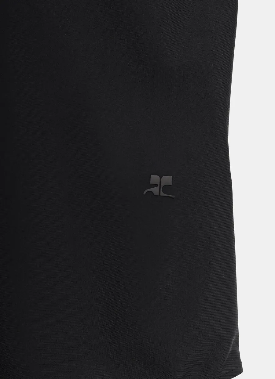CourrÈGes Buckle-Detailed Sleeveless Bodysuit