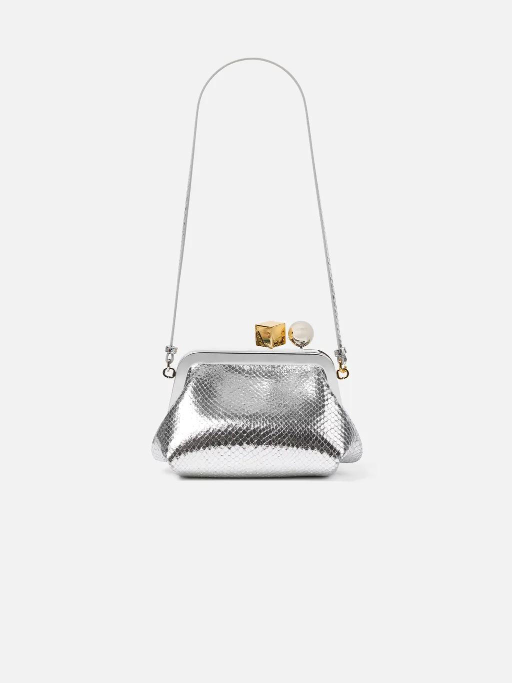 Jacquemus The Berlingot Small Clasp Clutch Bags