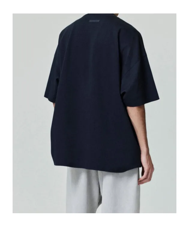 Fear Of God Essentials Ponte 90S Logo Printed T-Shirt
