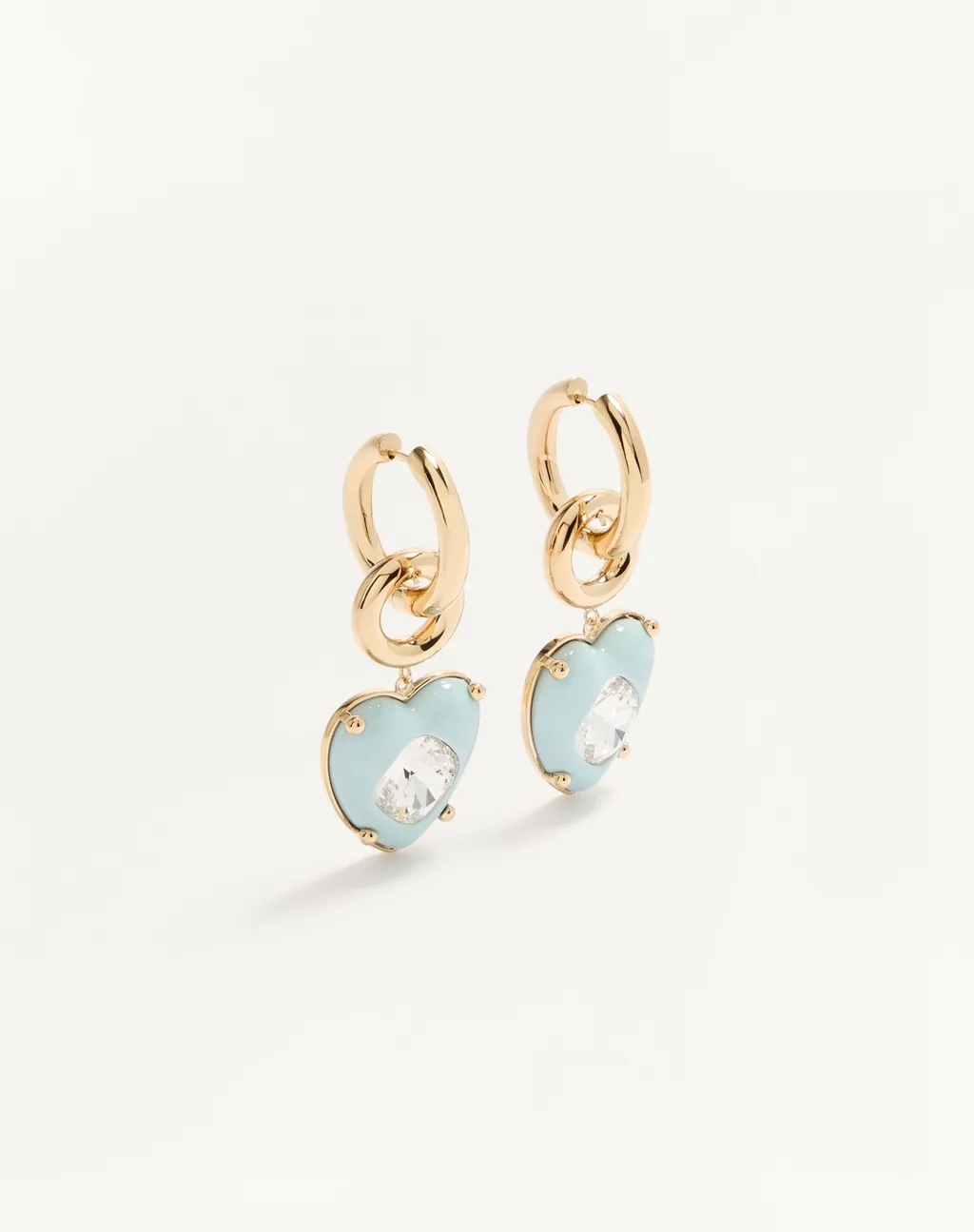 Double Heart-Shaped Earrings