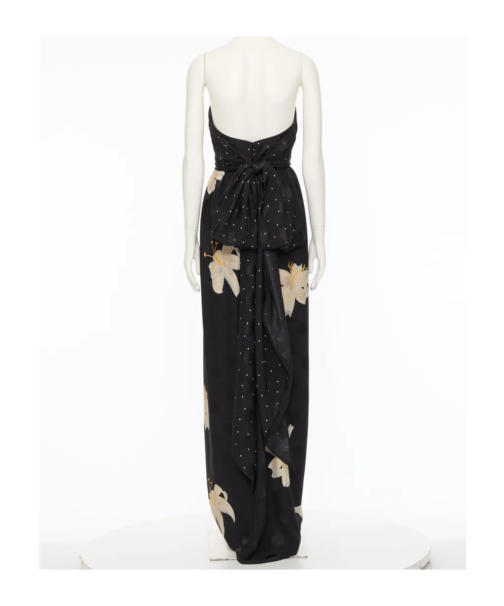 Apres L'hiver Lilium-Pattern Gown