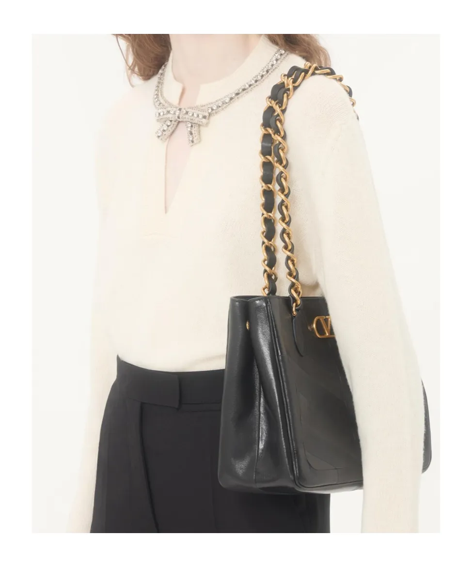 Embroidered Wool Jumper