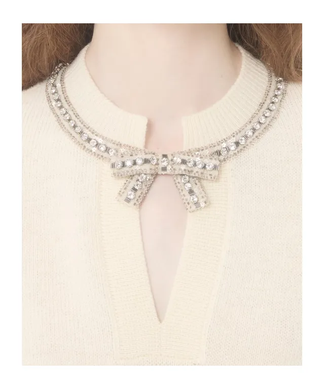 Embroidered Wool Jumper