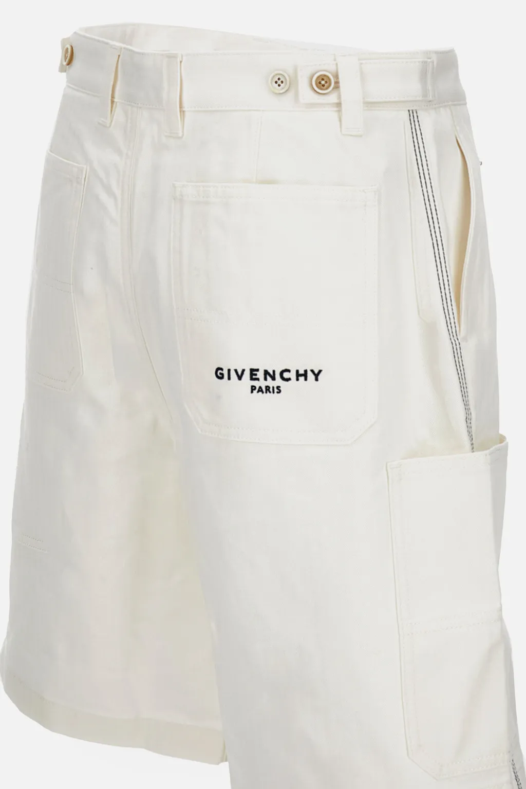 Givenchy Logo Embroidered Shorts