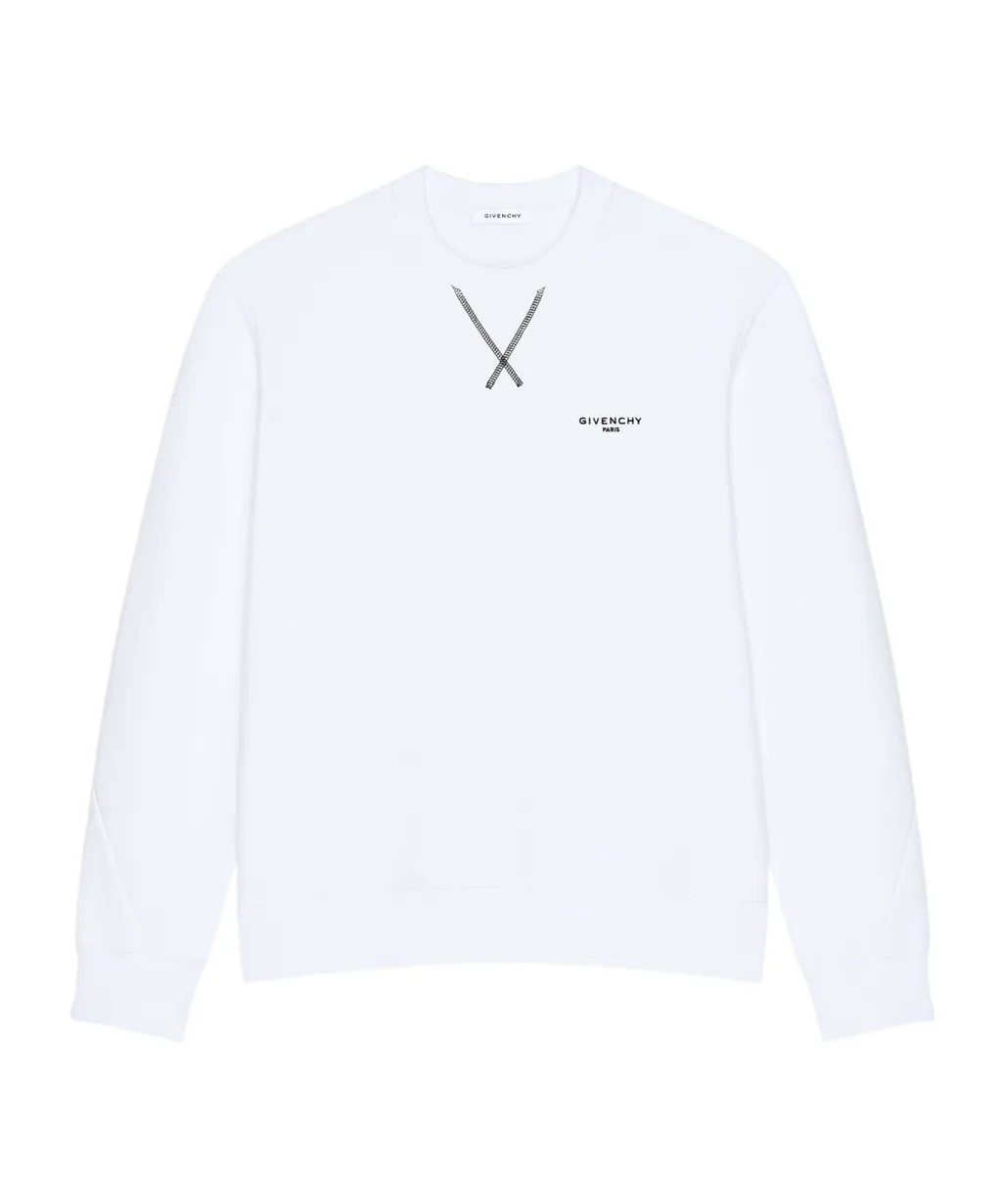 Givenchy Paris Couture Seam Crewneck Sweatshirt