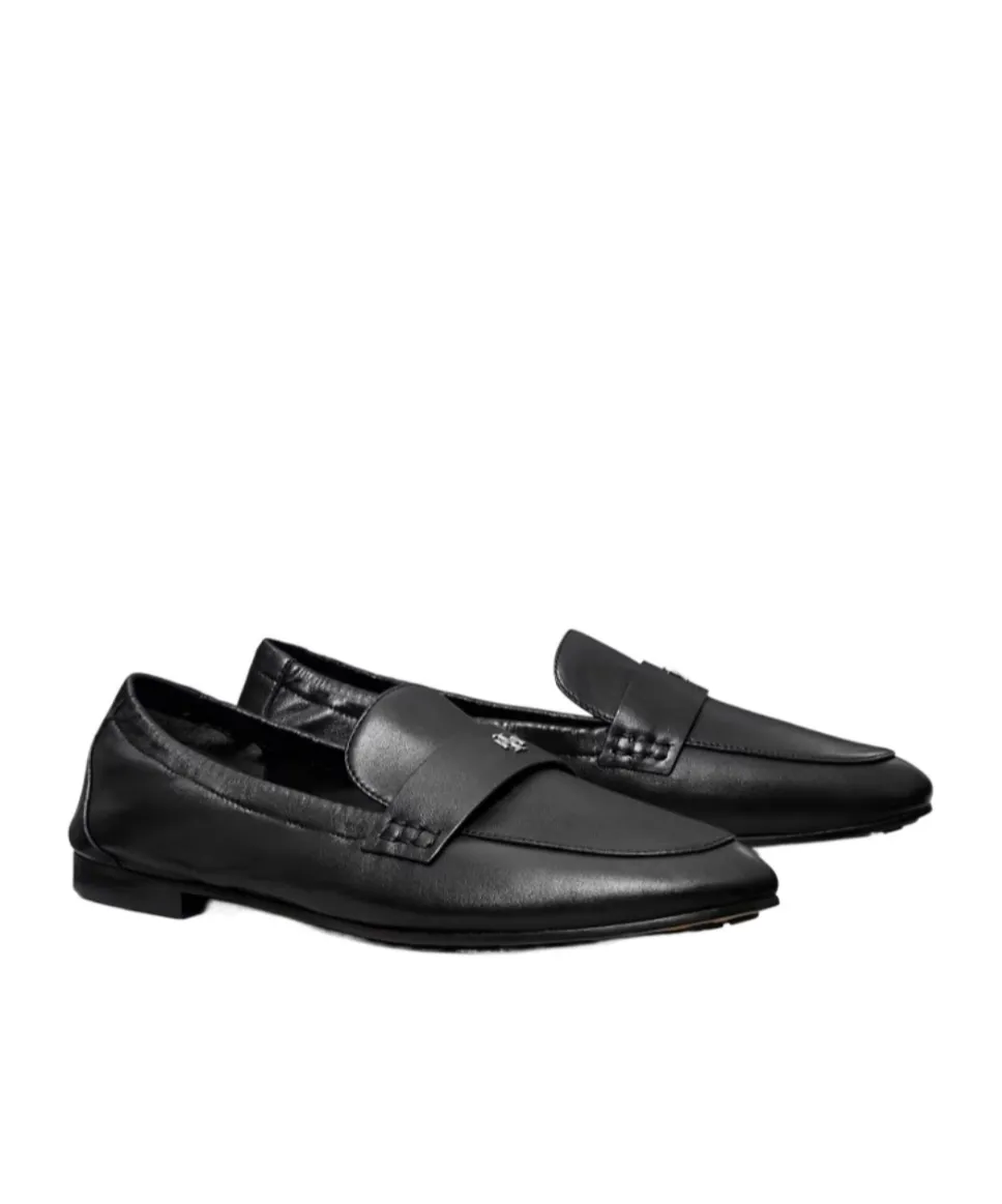 Tory Burch Logo Plaque Ballet Loafers