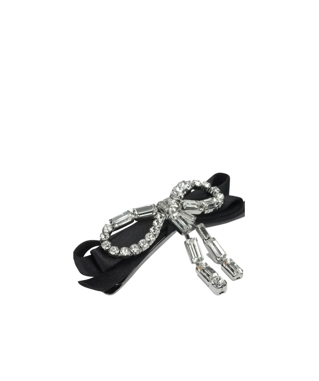 Jimmy Choo Embellished Bow Hair Clip