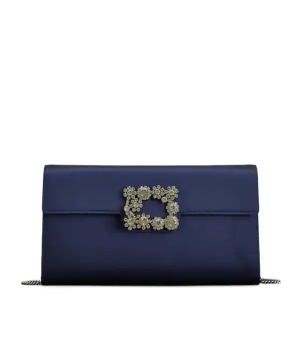 Efflorescence Clutch In Satin
