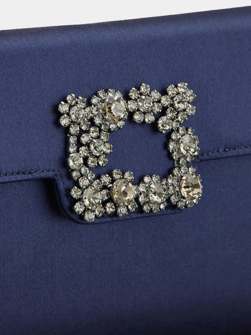 Efflorescence Clutch In Satin