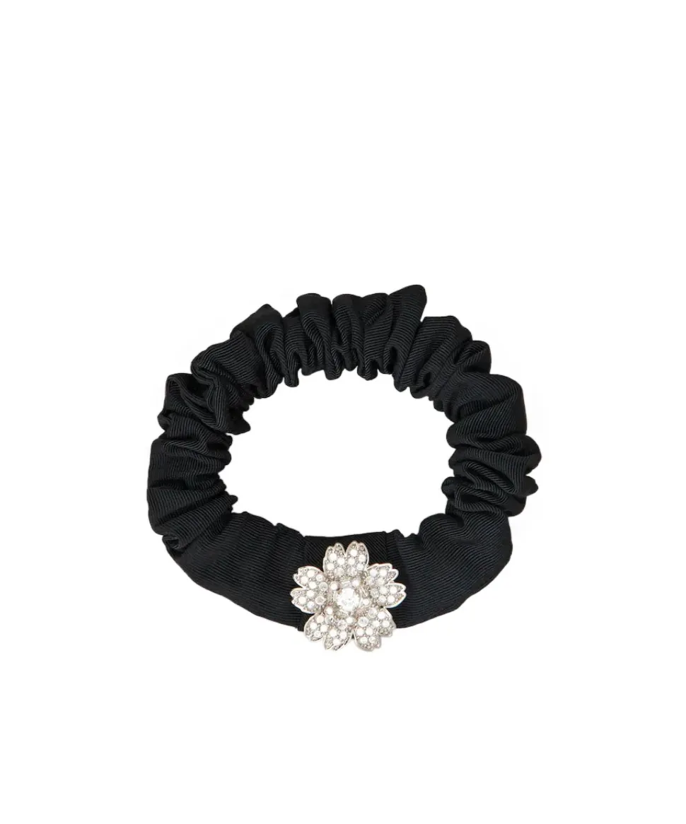 Efflorescence Scrunchie In Grosgrain