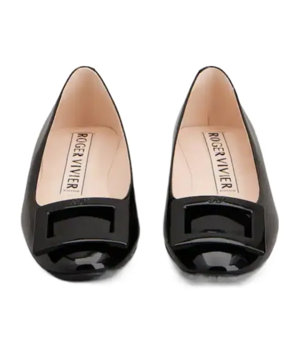 Roger Vivier Logo Embossed Flat Shoes