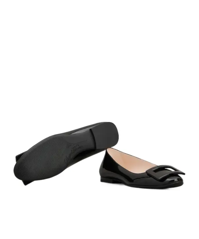 Roger Vivier Logo Embossed Flat Shoes
