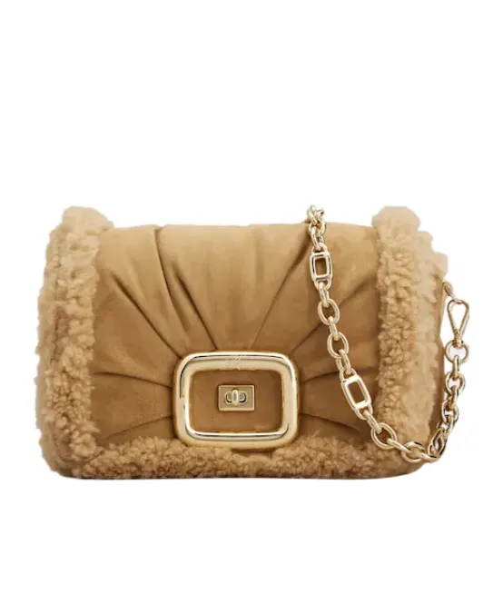Vic' Choc Flap Shoulder Bag