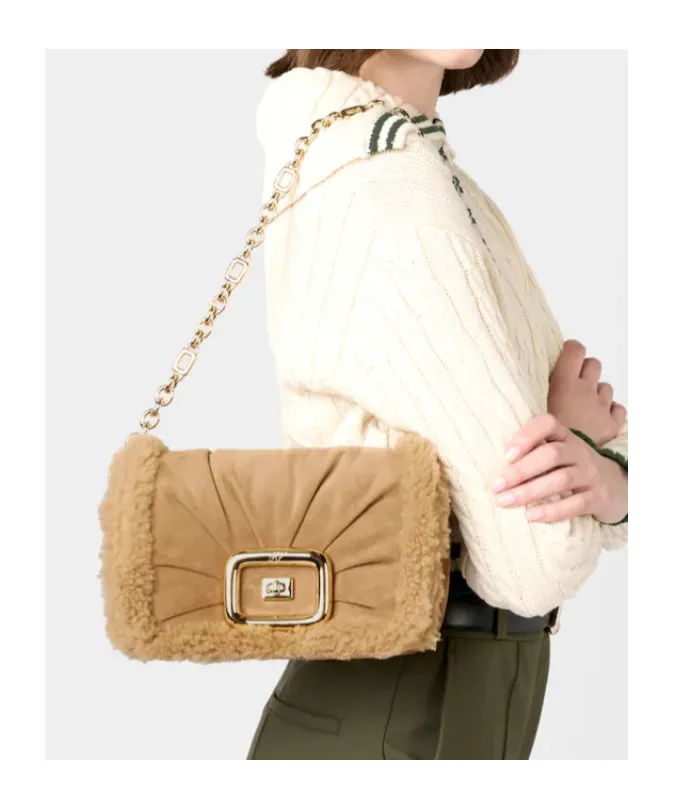 Vic' Choc Flap Shoulder Bag