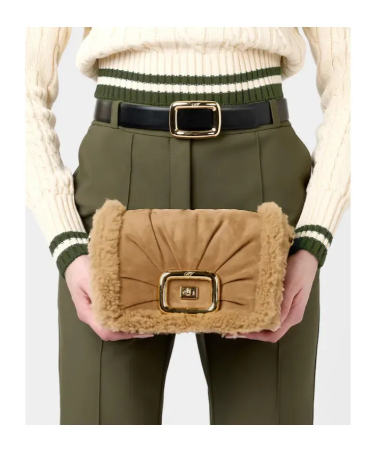Vic' Choc Flap Shoulder Bag