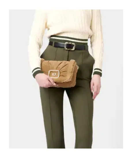 Vic' Choc Flap Shoulder Bag