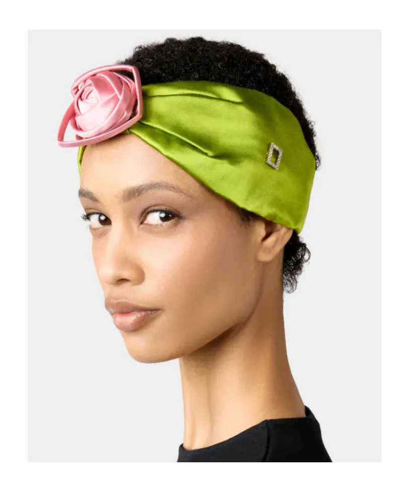 Rose Vivier Rose-Embellishment Hair Bandeau