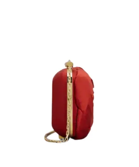 Rose Vivier Clutch In Satin