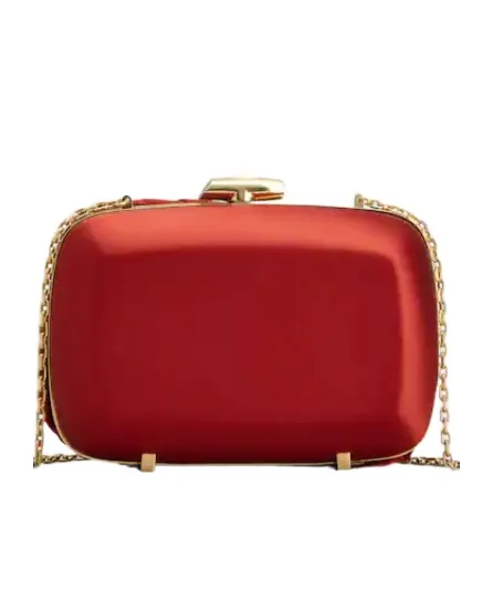 Rose Vivier Clutch In Satin