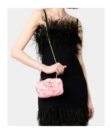 Rose Vivier Clutch In Satin