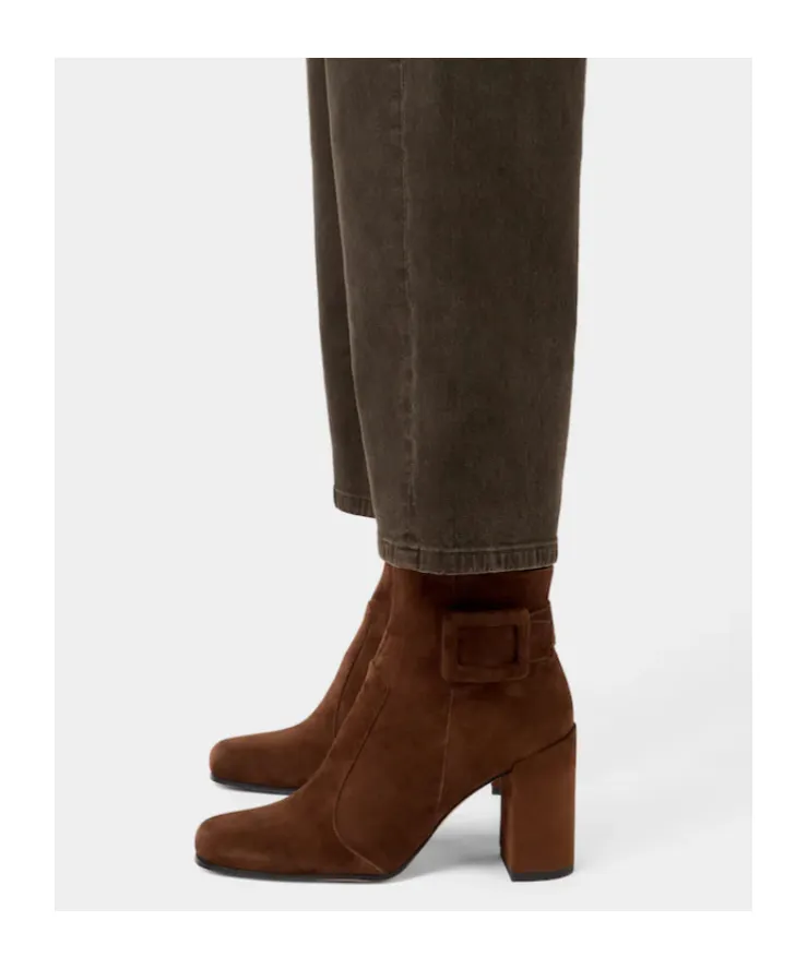 Polly Booties In Suede