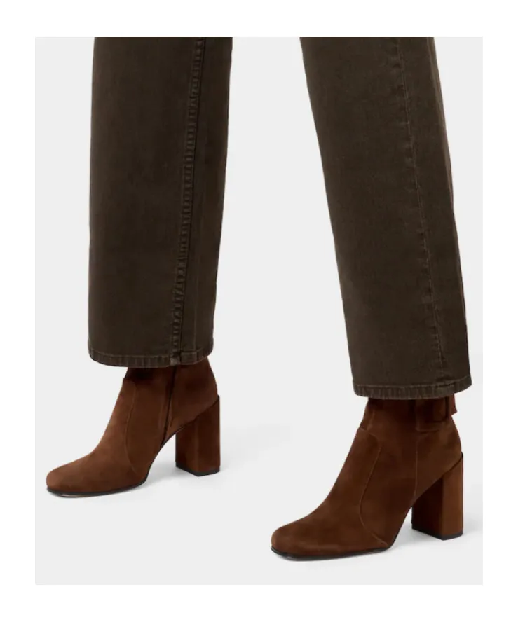 Polly Booties In Suede