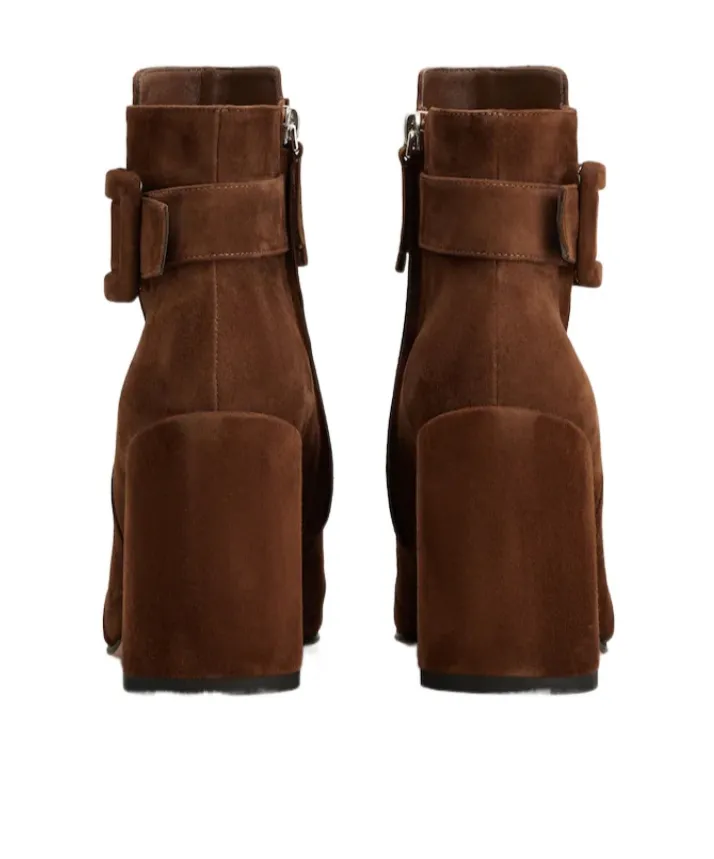 Polly Booties In Suede