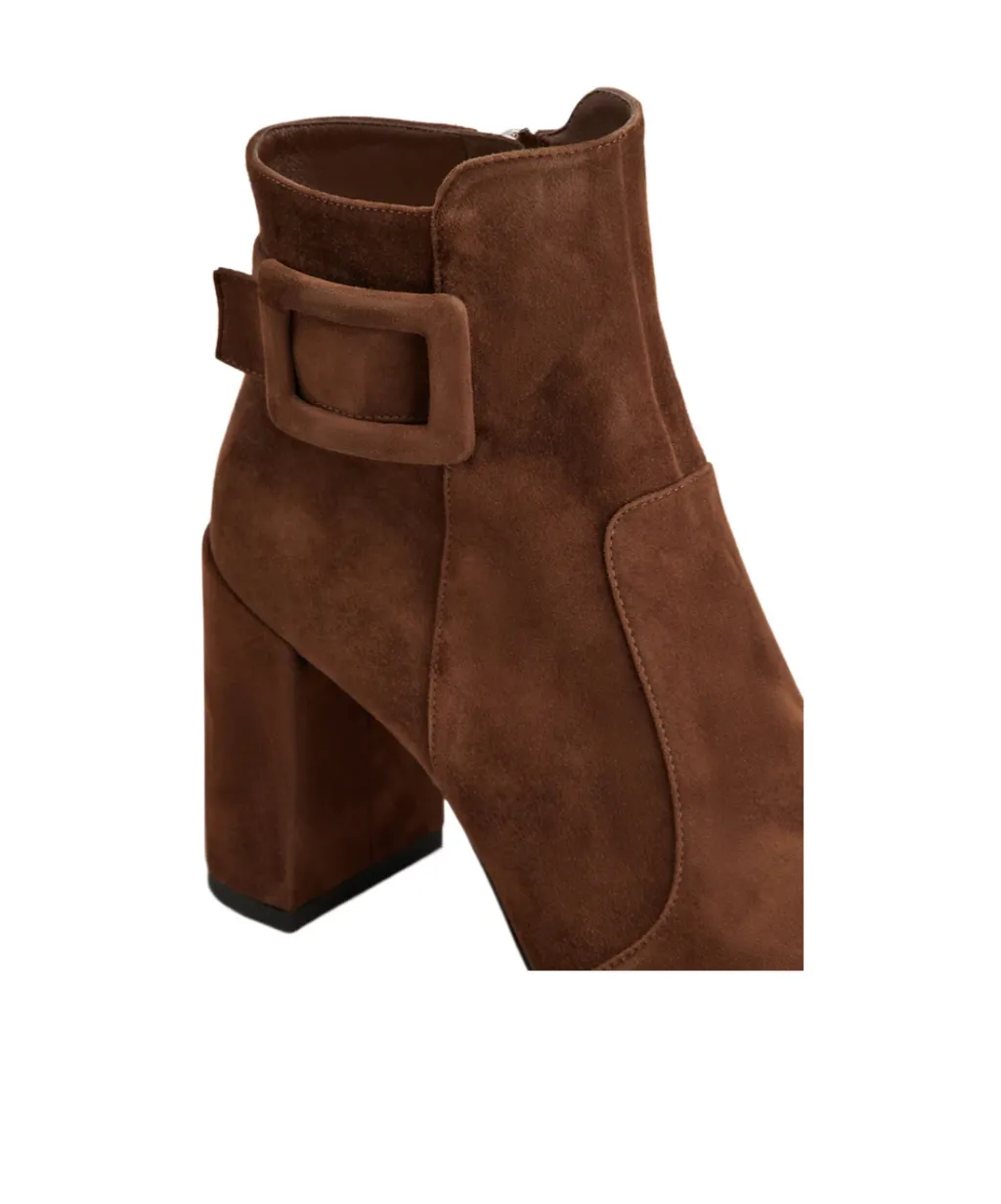 Polly Booties In Suede