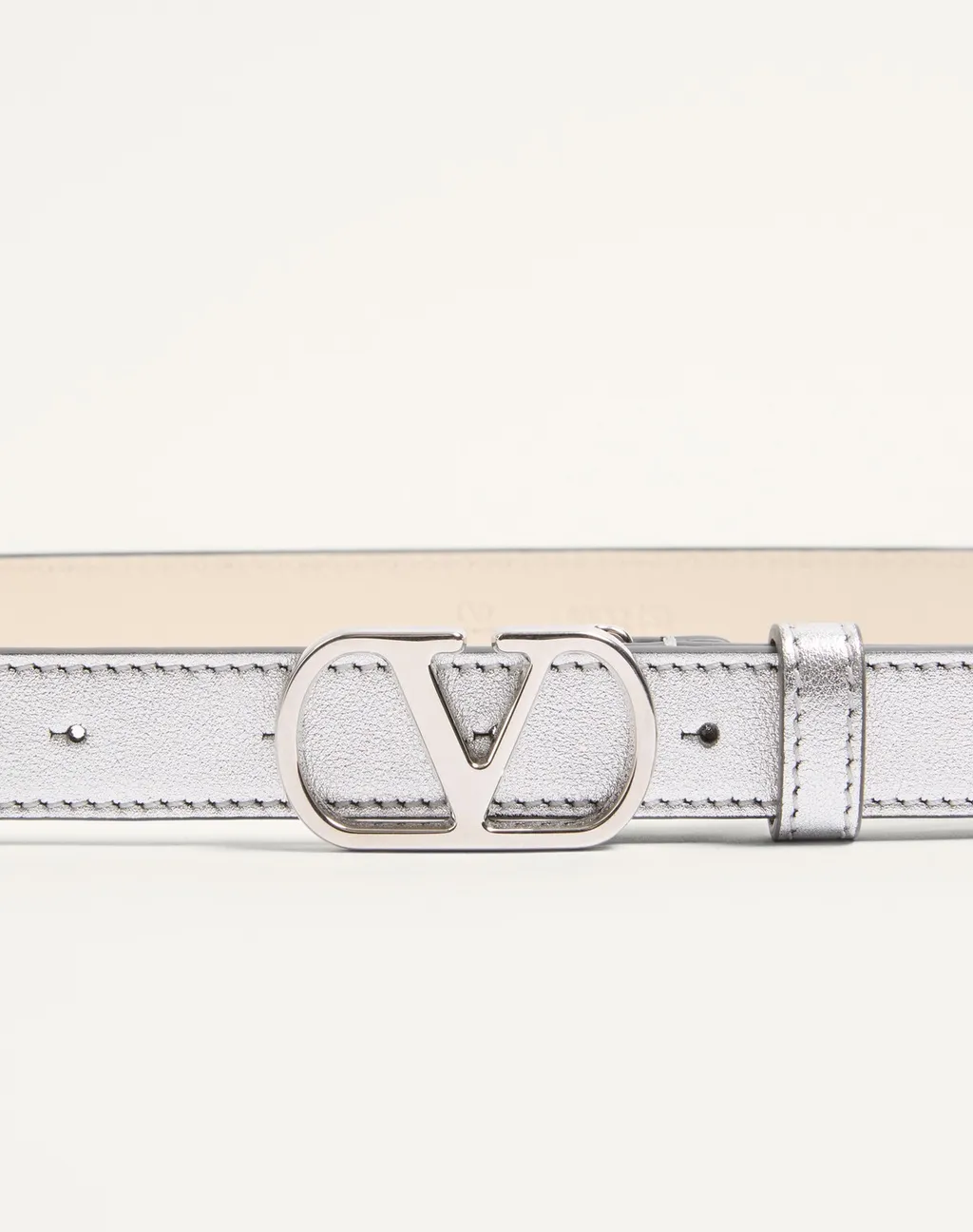 Vlogo Signature Belt In Laminated Calfskin 20 Mm