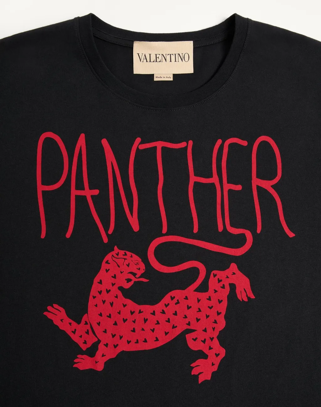 Valentino Animal Printed Crewneck T-Shirt