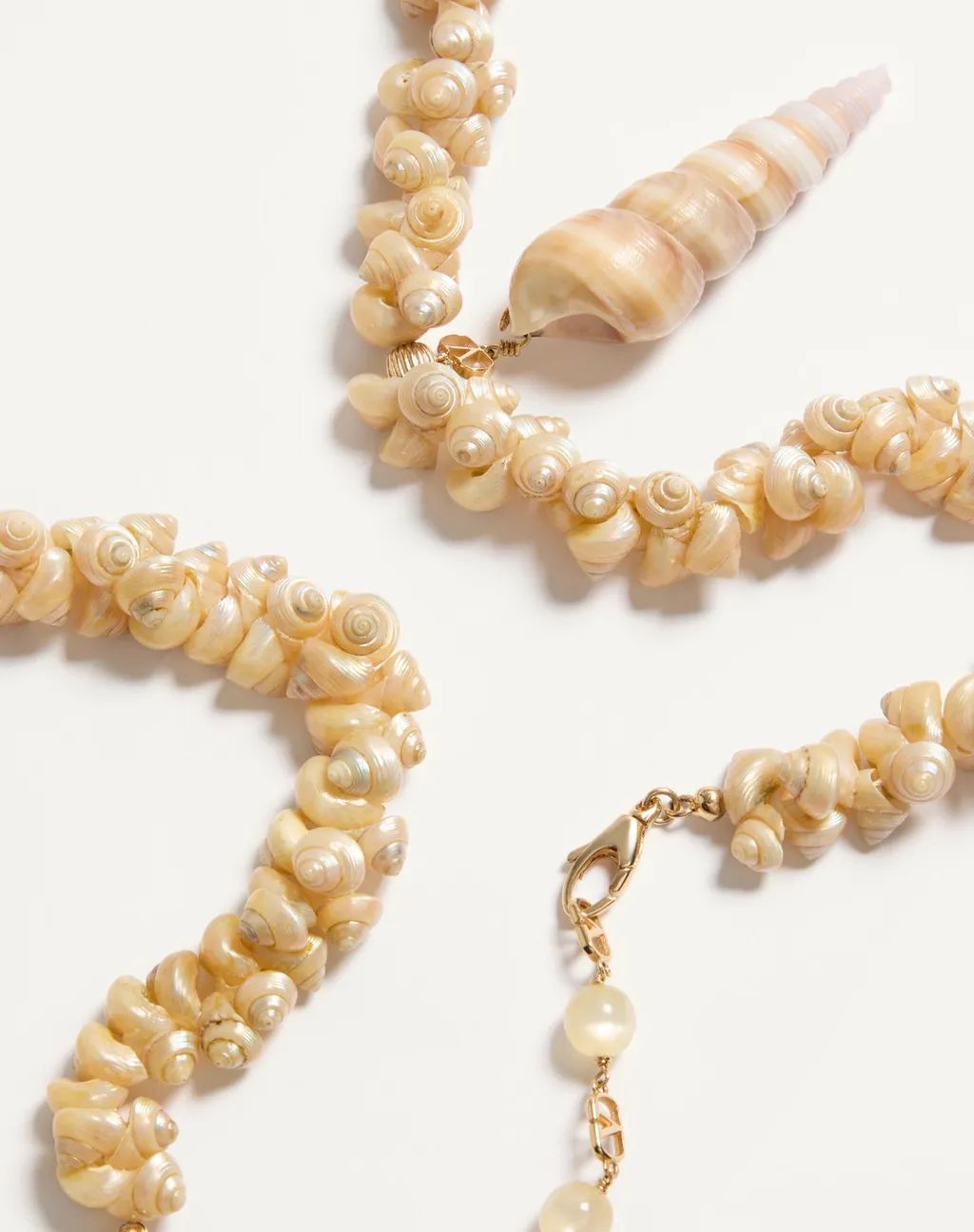 Jardin Aquatique Necklace In Metal And Shells