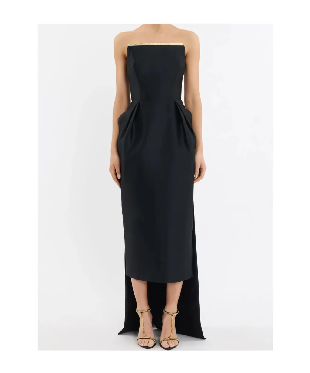 Tindra Strapless Midi Dress
