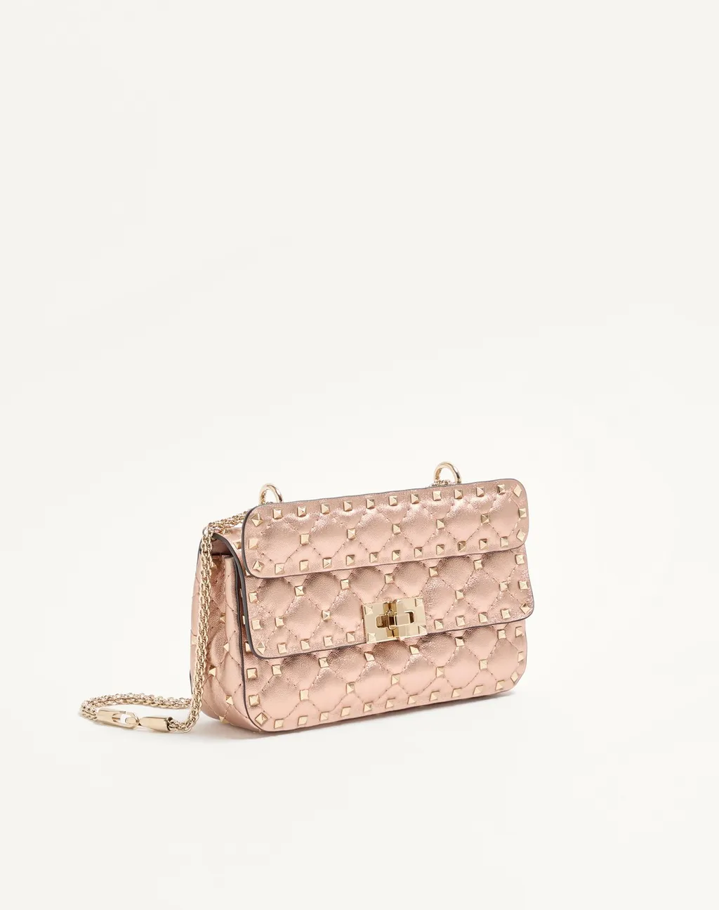 Valentino	Garavani Rockstud Spike Foldover-Top Small Crossbody Bag