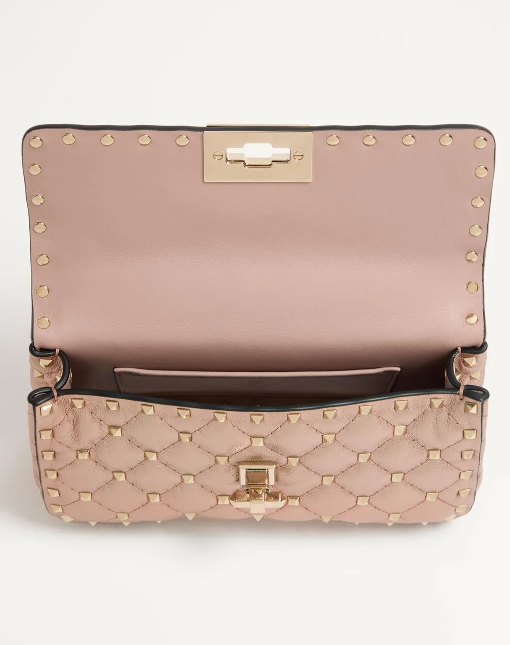 Valentino	Garavani Rockstud Spike Foldover-Top Small Crossbody Bag
