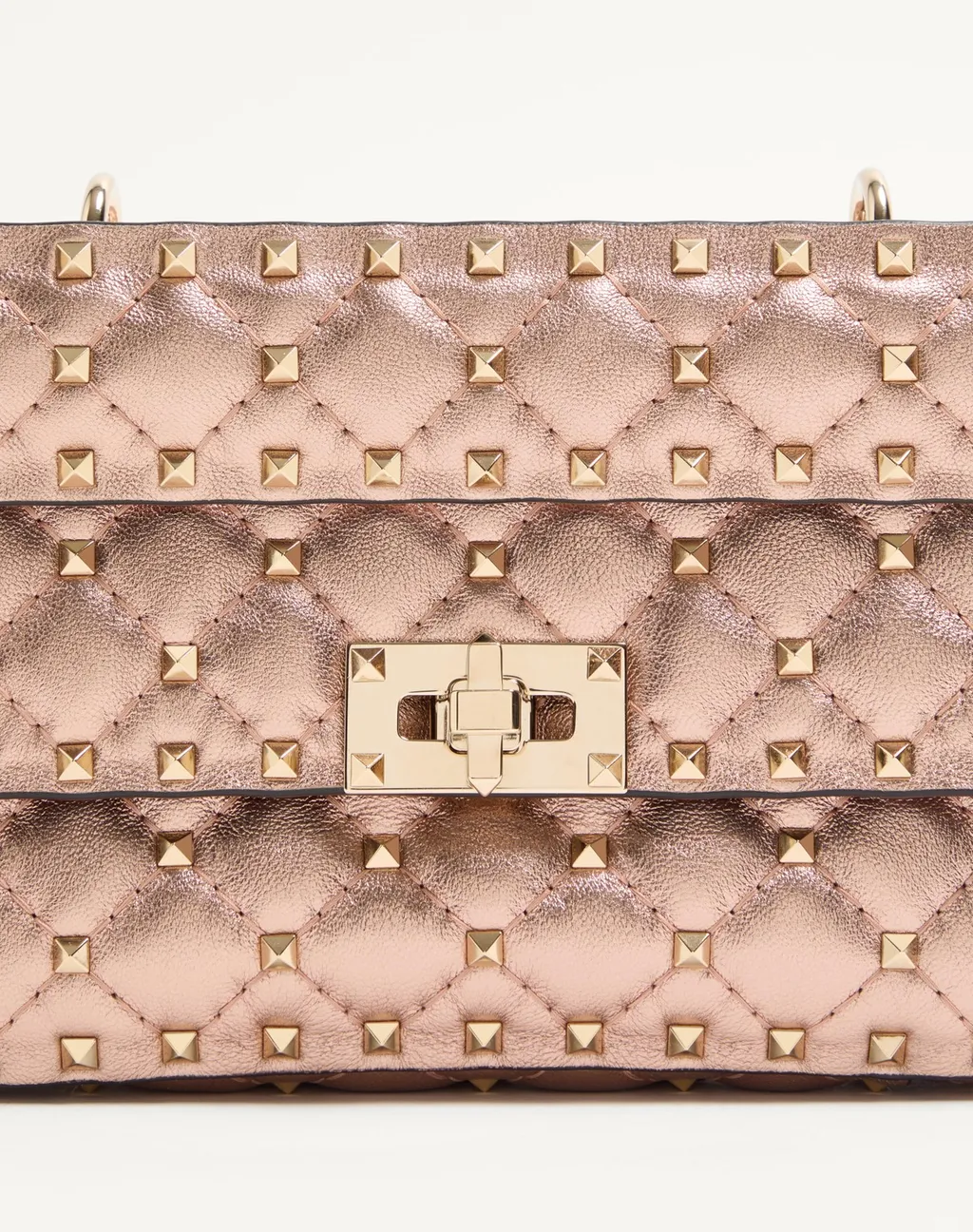 Valentino	Garavani Rockstud Spike Foldover-Top Small Crossbody Bag