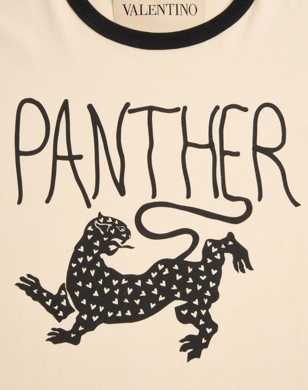 Valentino Panther Printed Crewneck T-Shirt