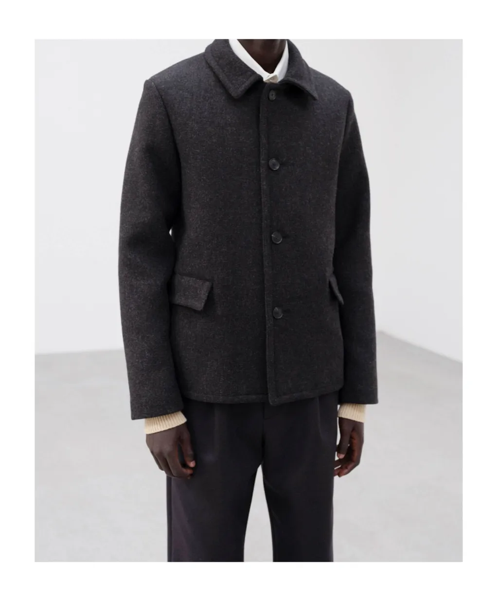 Auralee Button-Up Coat