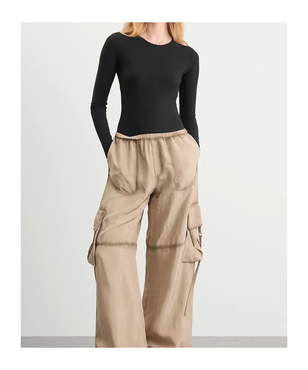 Mm6 Maison Margiela Long-Sleeve Crewneck Bodysuit
