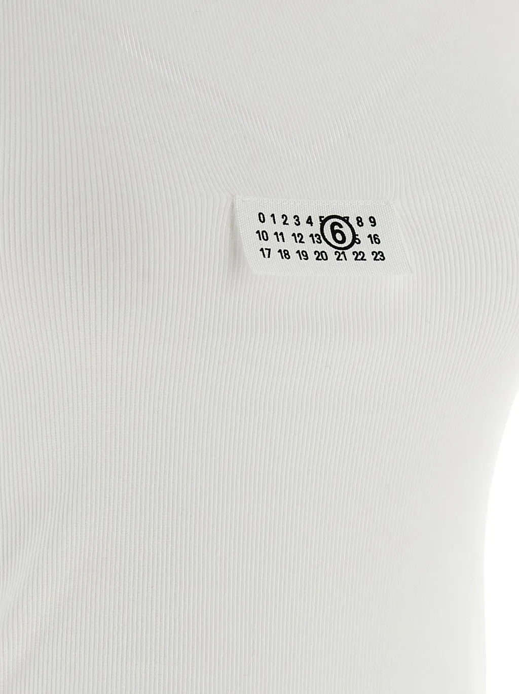 Mm6 Maison Margiela Plaque Sleeveless Tank Top