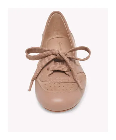 Gianvito Rossi Lace-Up Ballet Flats