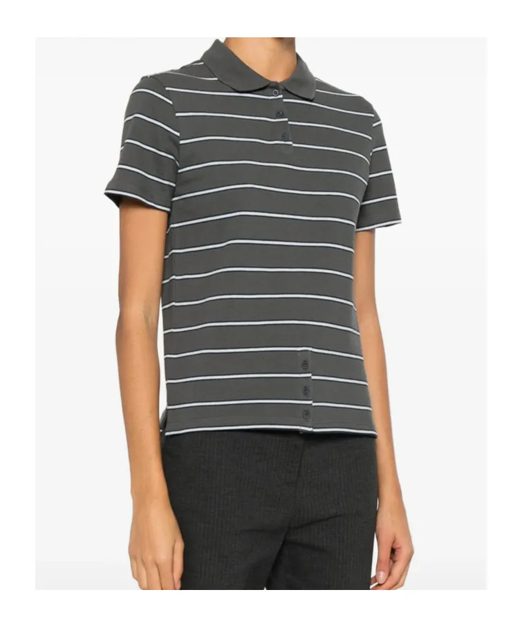 Paloma Wool Short-Sleeved Striped Polo Shirt