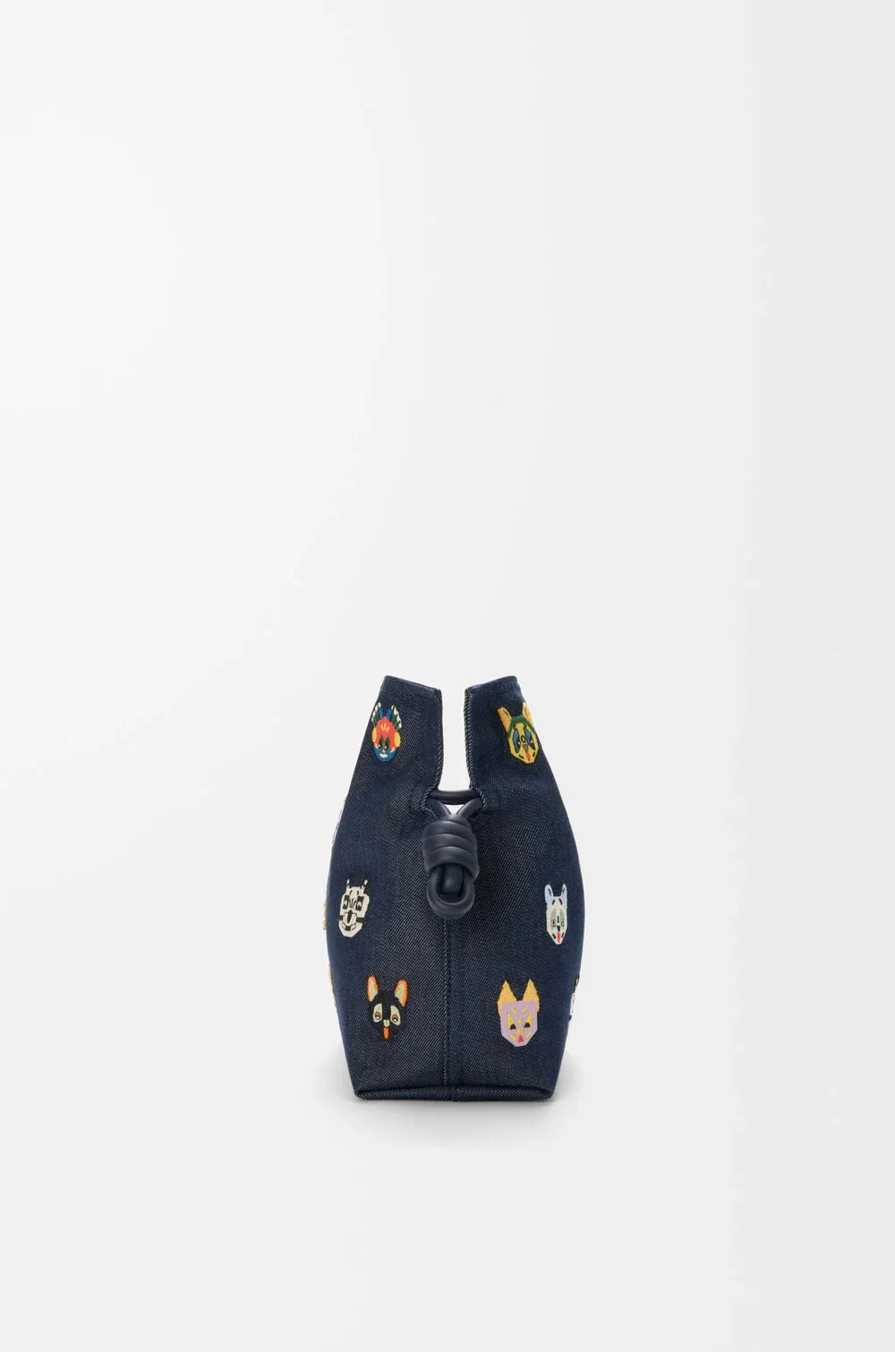 Loewe Logo Detail Embroidered Clutch Bag