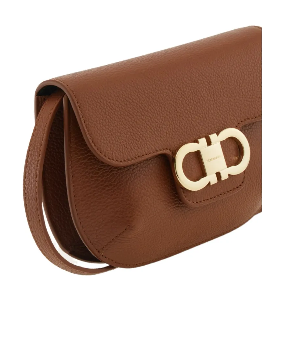 Ferragamo Logo Plaque Crossbody Bag