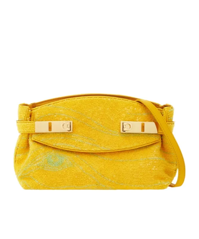Hug Soft Crossbody Bag With Sequins