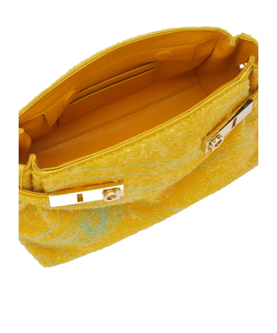 Hug Soft Crossbody Bag With Sequins