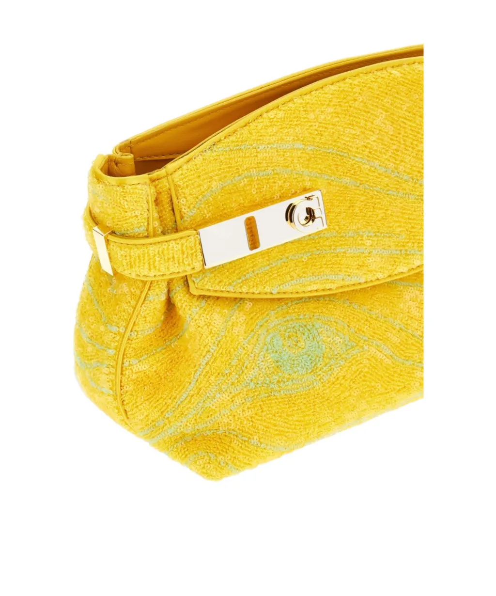 Hug Soft Crossbody Bag With Sequins